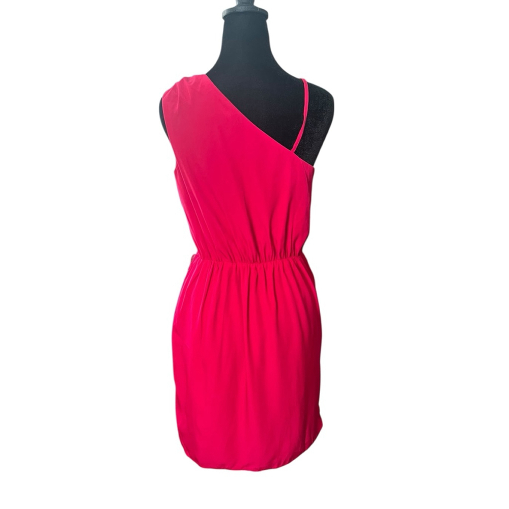 EXPRESS Pink One Shoulder Dress Size Womens 4 - Picture 5 of 9